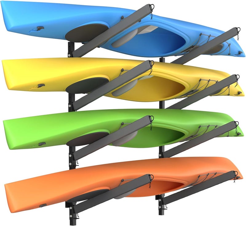 BTRAM Kayak Storage Rack, Heavy Duty Freestanding Sup Storage Stand for Outdoor Use, Storage Rack for Kayaks, SUPs, Canoe and Paddleboard,… - Image 1